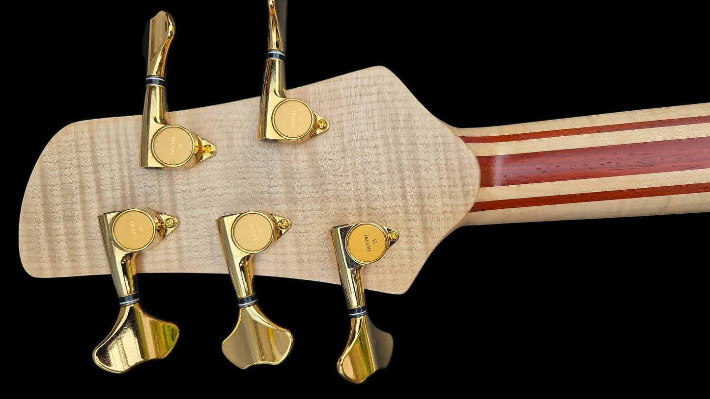 Joseph Contrabass 5 String Bass Guitar in Natural - Tribute to A.J.