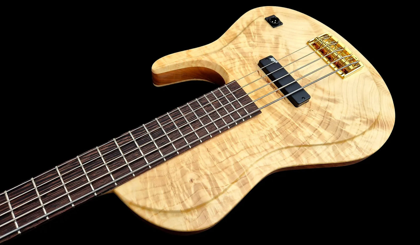 Joseph Contrabass 5 String Bass Guitar in Natural - Tribute to A.J.